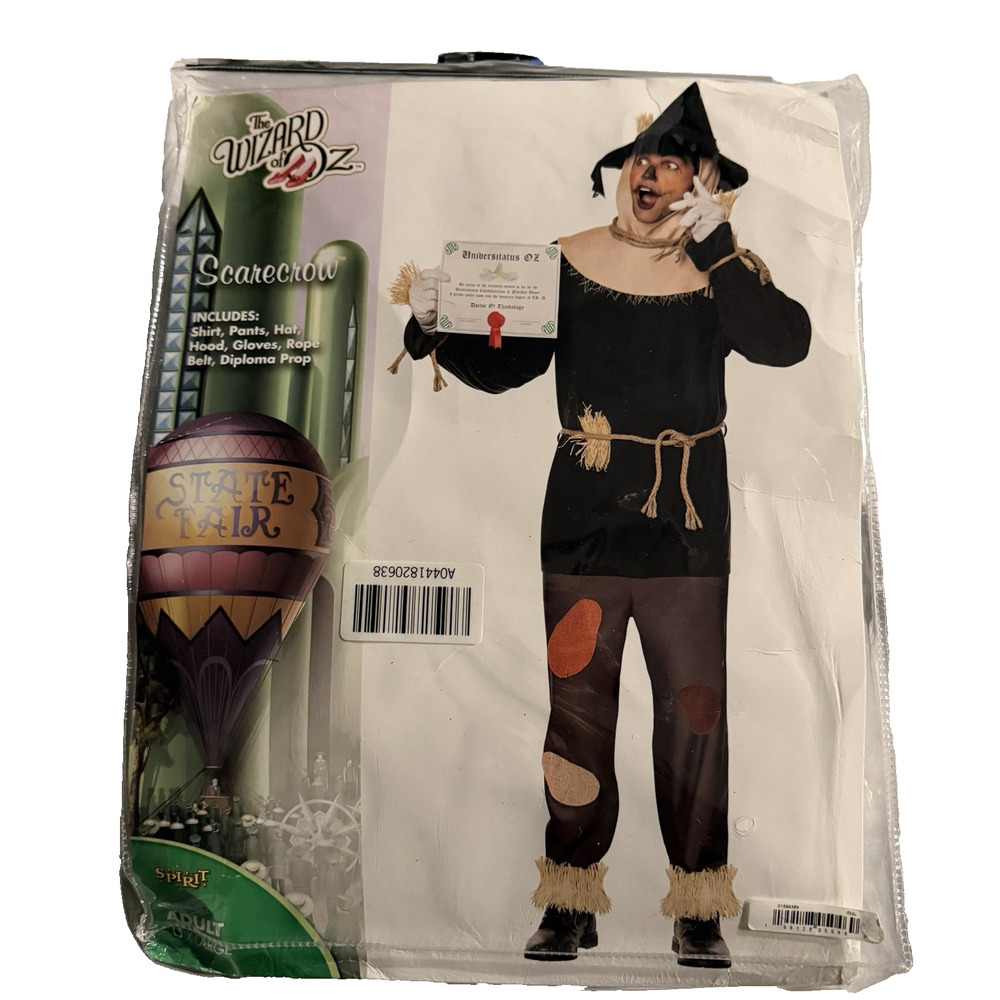 Spirit Halloween Wizard Of Oz Scarecrow Costume Adult XL